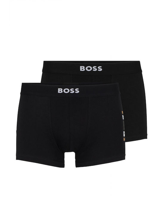 Hugo Boss Boxeri pentru bărbați Negre 1Pachet