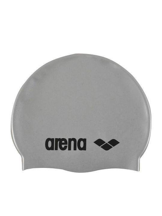 Arena Silicone Kids Swimming Cap Gray