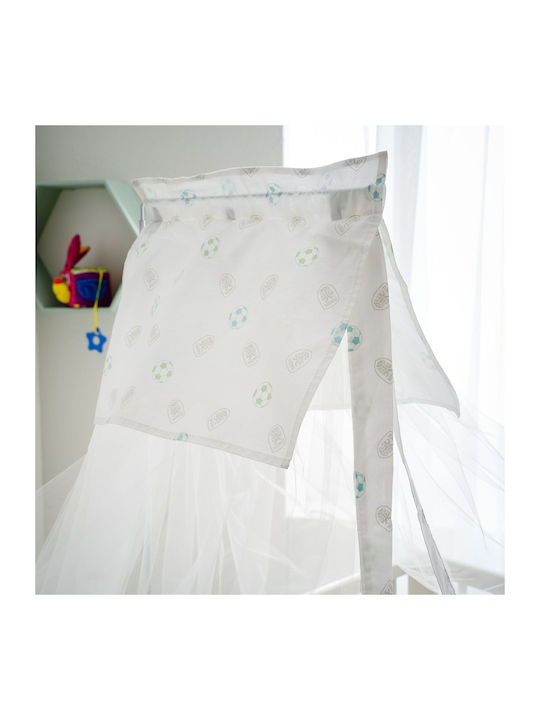 Vesta Home Mosquito Net Crib Tulle White 490x180cm