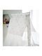 Vesta Home Mosquito Net Crib Tulle White 490x180cm