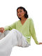 Tom Tailor Women's Long Sleeve Sweater Green
