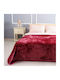 Joli Velvet Blanket Single 160x220cm Red