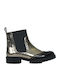 Ras Leather Women's Chelsea Boots Silver