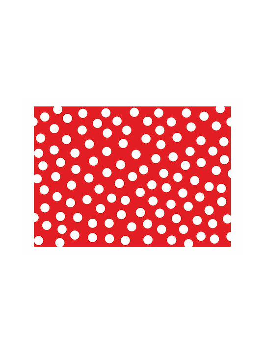 Fabric Placemats Red 30x42cm 12pcs