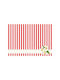 Fabric Placemats Flower Red 30x42cm 12pcs