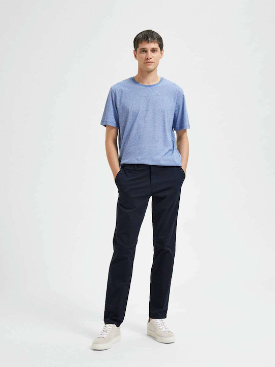 Selected Men's Trousers in Slim Fit Dark Sapphire