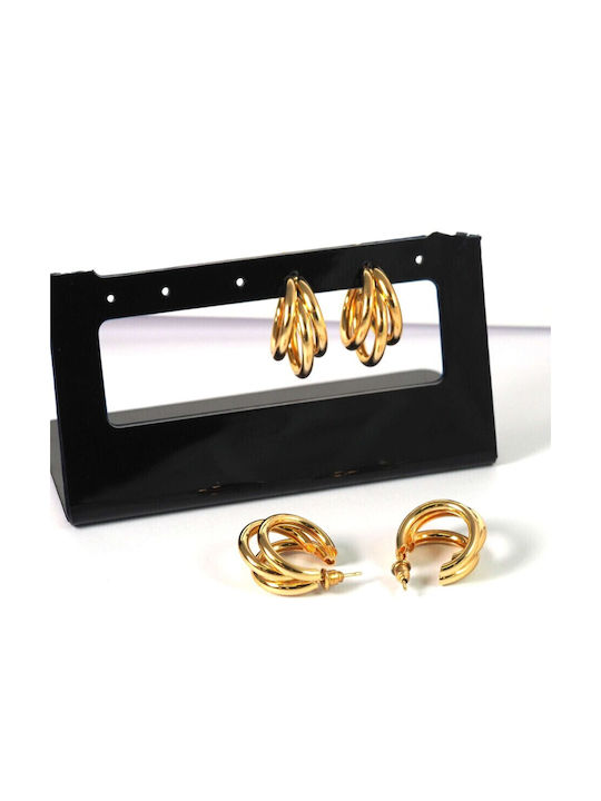 Earrings made of Steel Gold Plated