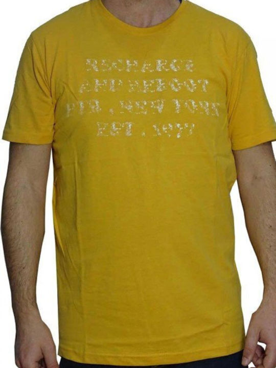 Battery T-shirt Κίτρινο