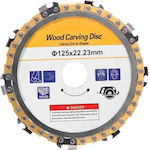 21545942 Disc de tăiere Lemn 125mm cu 14 dinți 1buc