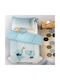 Saint Clair Kids Duvet Single with Microfiber Filling Sky (Color) 160x220cm