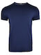 Kouros Men's Short Sleeve Blouse BLUE