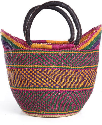 Soulworks Multicolour Wicker Decorative Basket 45x27x30cm