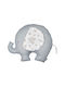 Bunny Bebe Handmade Crib Decorative Pillow Elephant Gray 30x40cm Grey with Ecru Foam