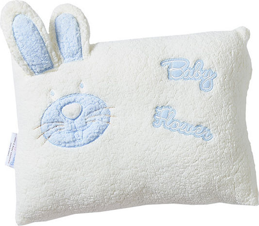 Mother Baby Декоративна Възглавница за Люлка Baby Bunny Бял 37x27см