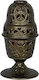 Agion Oros CHaitidis Tabletop Oil Lamp Metallic 8.5x8.5x17εκ.
