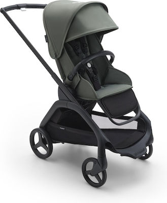 Bugaboo Complete Dragonfly Adjustable Baby Stroller Suitable for Newborn Black-Forest Green 7.9kg