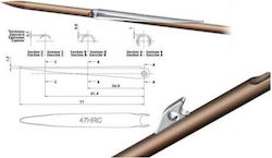 Omer Speargun Shaft Tahiti One Wing 145cm / Ø6.75mm Omer Speargun Shaft Tahiti One Wing 145cm / Ø6.75mm