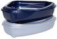 Pet Camelot Cat Basin for Corner Gray L55 x W45cm