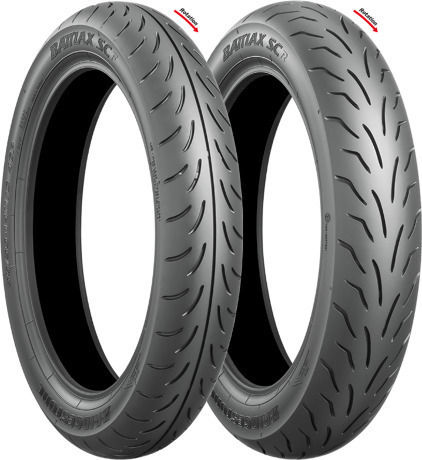 Bridgestone Battlax Sc1 Bias Anvelopă pentru scuter cu Dimensiune 120/70-14 55Magazin online pentru Spate Fără cameră