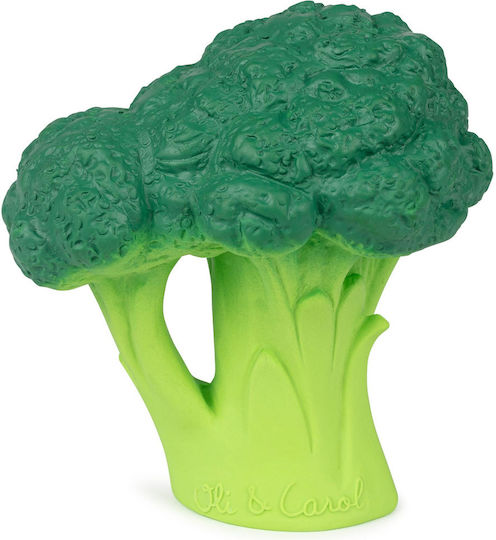 Oli&Carol Brucy The Broccoli Μασητικός Κρίκος Οδοντοφυΐας από Καουτσούκ για 3 m+