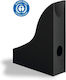 Durable Magazine File Organizer Plastic Black