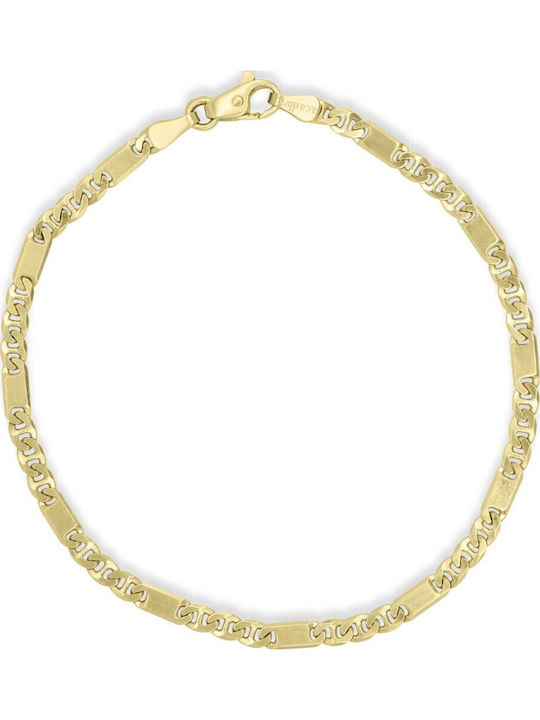 Fa Cad'oro Damen Armband Kette aus Gold 14K