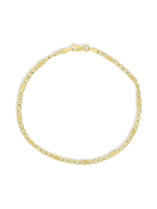 Fa Cad'oro Damen Armband Kette aus Gold 14K