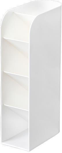 Kunststoff Schreibtischorganisator in Weiß Farbe 1Stück mit Höhe 20.4cm