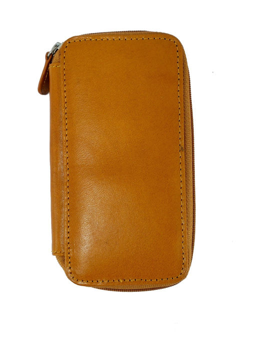 Mybag Κλειδοθήκη Δερμάτινη Camel