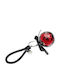 Αιώνιο Kόκκινο Τριαντάφυλλο Μαύρο Μπρελοκ Keychain Eternal Rose Molfs