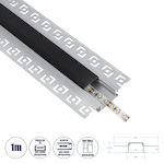 GloboStar Walled LED Strip Aluminum Profile for Drywall 100cm