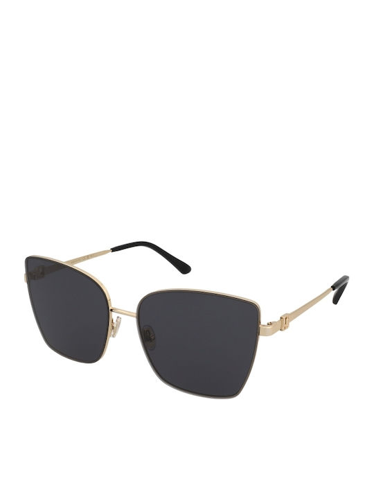Jimmy Choo Γυναικεία Γυαλιά Ηλίου με Χρυσό Μεταλλικό Σκελετό και Γκρι Φακό VELLA-S-2M2