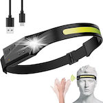 Rechargeable Headlamp LED Waterproof with Maximum Brightness 350lm
