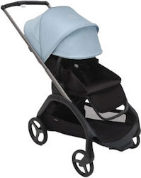 Bugaboo Dragonfly Adjustable Baby Stroller Suitable from 6+ Months Midnight Black-Skyline Blue 7.9kg