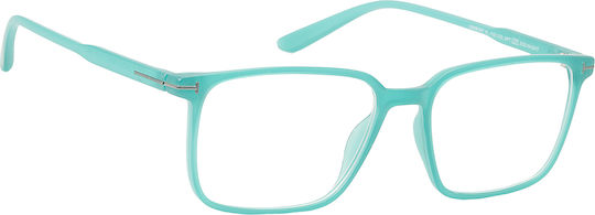 Oramont Reading Glasses +3.50 in Turquoise color 1152
