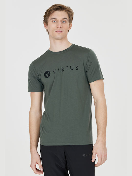 Virtus Bărbați T-shirt Sportiv cu Mânecă Scurtă Verde
