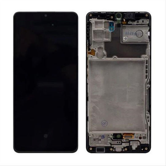 Samsung Екран със Сензорен Механизъм за Галакси А42 5G (Черен)