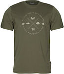 Pinewood T-shirt in Khaki color