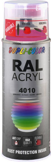 Motip Dupli Spray Paint Acrylic with Shiny Effect RAL 4010 400ml