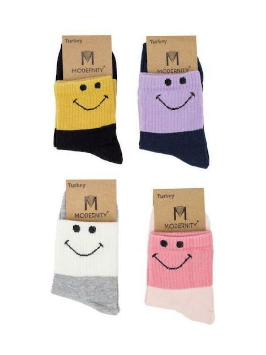 Modernty Smile Women's Socks Multicolour 4Pack