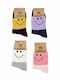 Modernty Smile Damen Socken Mehrfarbig 4Pack