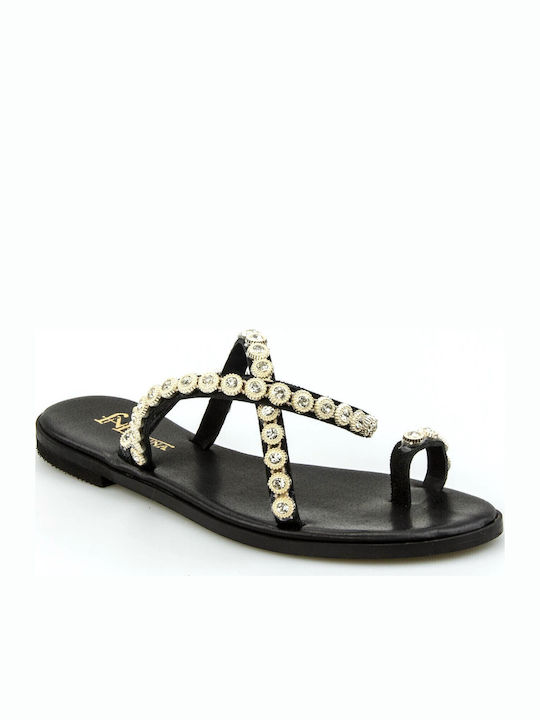 Aceste Sandale Casual Damă din Piele Negru