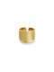 Women's Ring from Steel Gold Plated