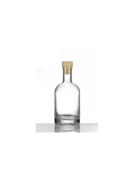 Atmosphera Nocturn Water Bottle Glass with Screw Lid Transparent 250ml