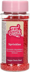 Fun Cakes Decorative Sprinkles Red 80gr F52090