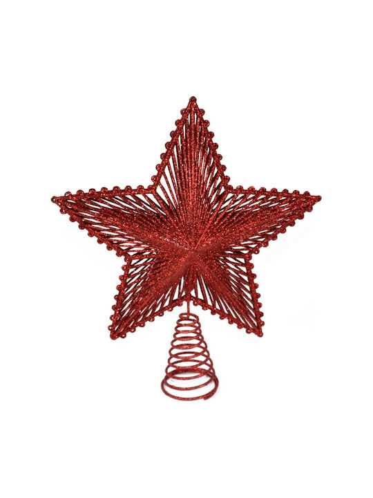 Next Christmas Christmas Tree Topper Ornament Red 26cm