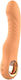DreamΤoys Glam Flexible Ribbed Vibe, Flexible Liquid Silicone Ribbed Vibrator, 5 Intensities & 5 Rhythms, Orange