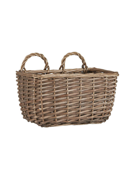 Wicker Decorative Basket 15x13x21cm Ib Laursen