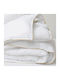 Melinen Doppelbett-Steppdecke mit Mikrofaserfüllung 220x240 cm White