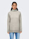 Only Damen Langarm Pullover Rollkragen Taupe